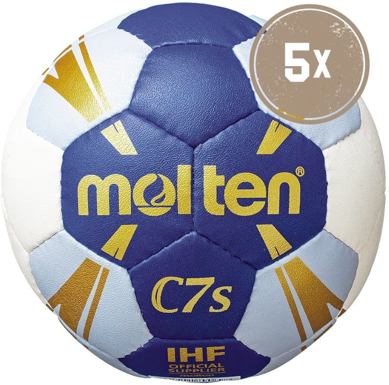 Minge Molten 5er Ballset H0C1350-BW-HS HANDBALL C7s